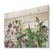 Designart - Vintage Floral Tropical Leaves I - Tropical Print on Natural Pine Wood